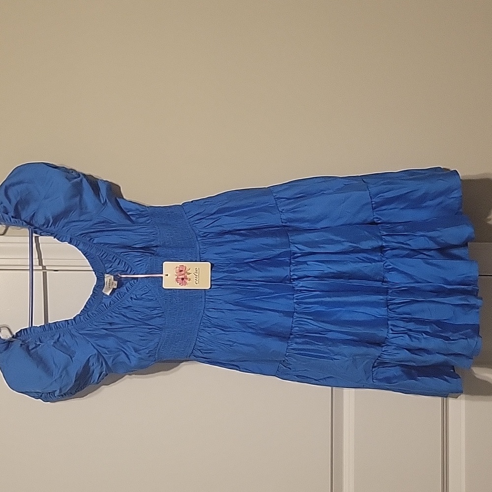 Blue summer dress